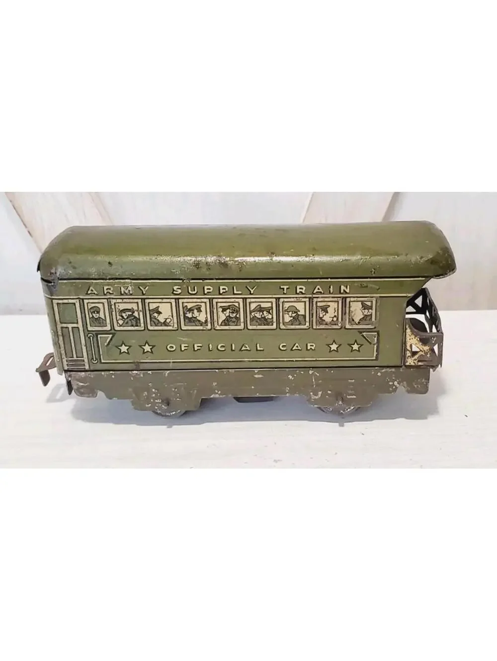 Marx O Gauge Army Supply Train 500 Official Car Vintage